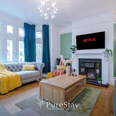 Incredible - Five Bedroom - 7 Actual Beds - 6 Bathroom House By Purestay - Central Bath With Parking Extérieur photo